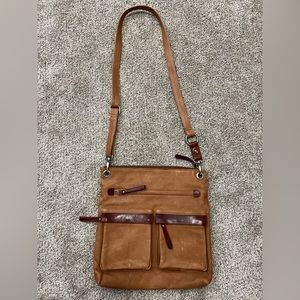 leather osgoode marley crossbody purse / bag
